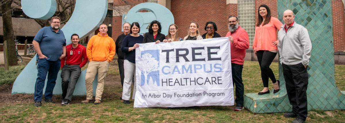 Wexner Medical Center recognized as Tree Campus Healthcare