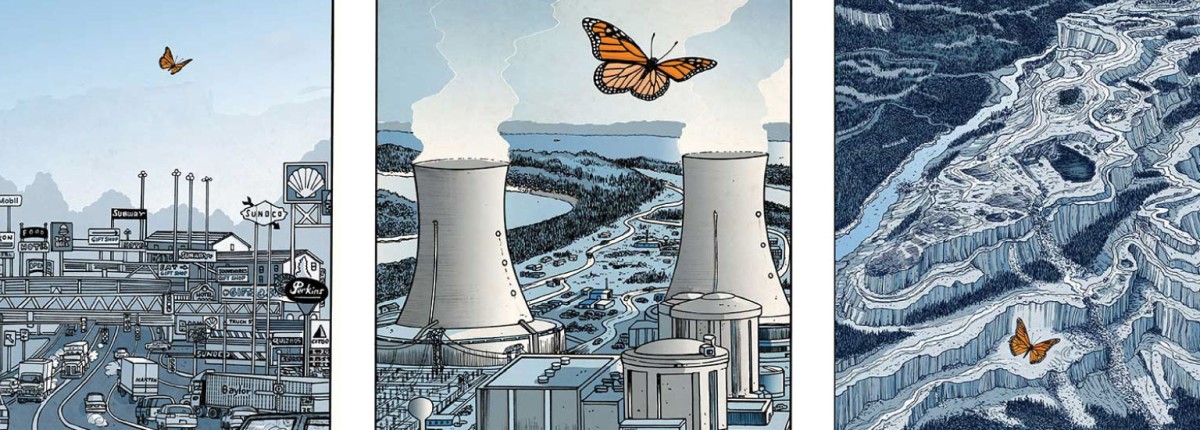 butterflies and nuclear power plant