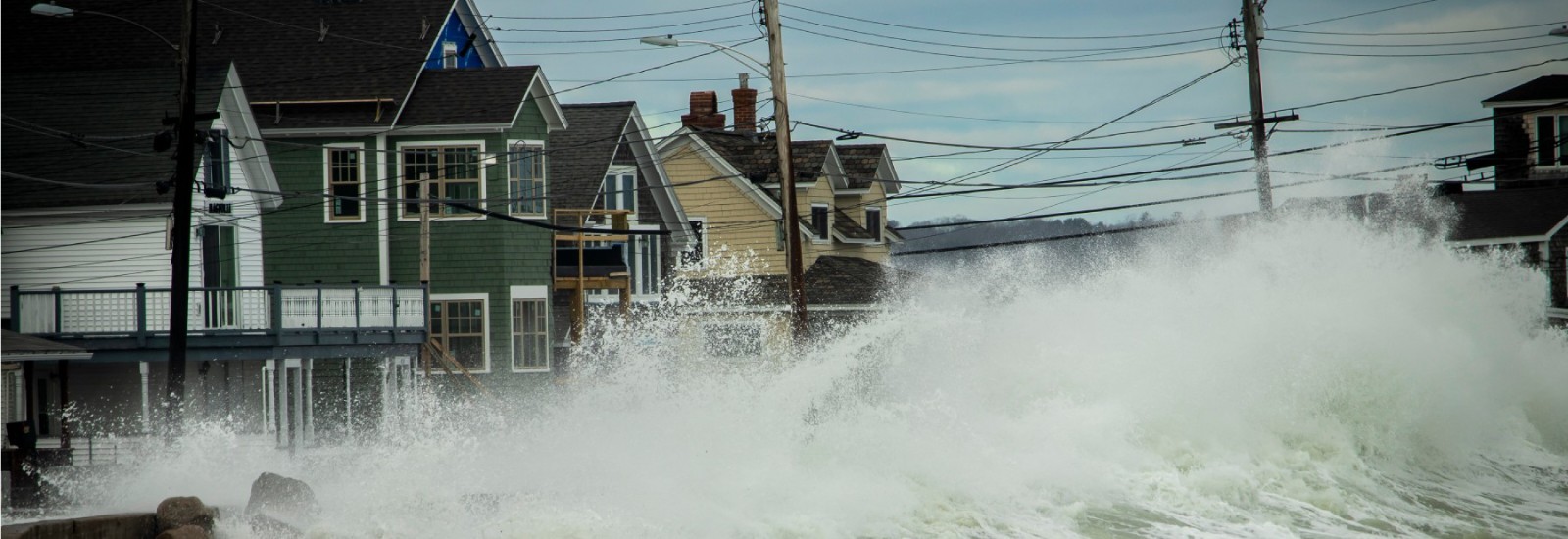 Much of the climate change adaptation research to date has focused on household-level responses to hazards like this 2019 storm surge that led to coastal flooding in southern Maine.