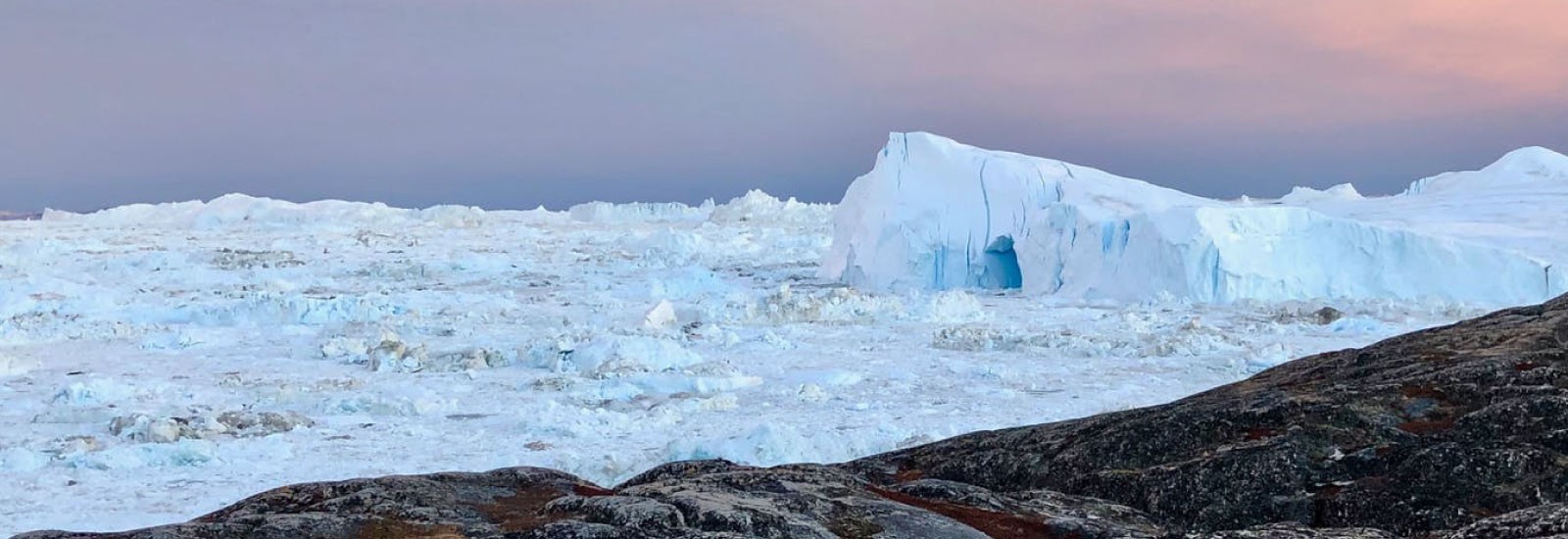 Shrinking Ice Along the Greenland Shore