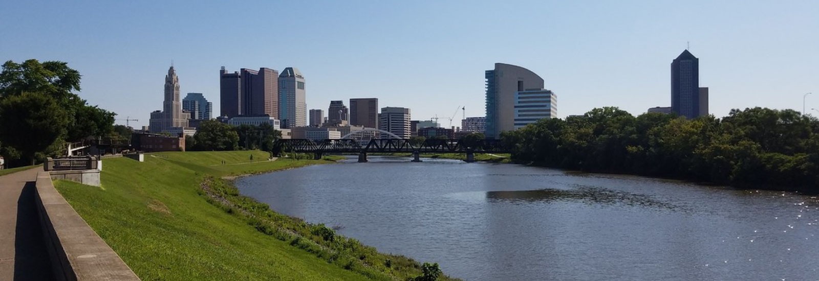 Skyline view of downtown Columbus, OH