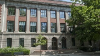 Exterior view of Bricker Hall which houses the Global Water Institute