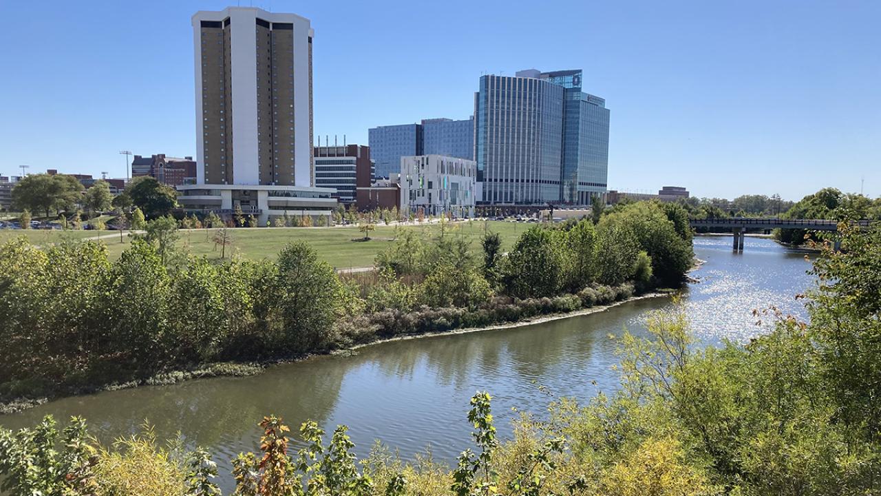 Olentangy River though Ohio State campus